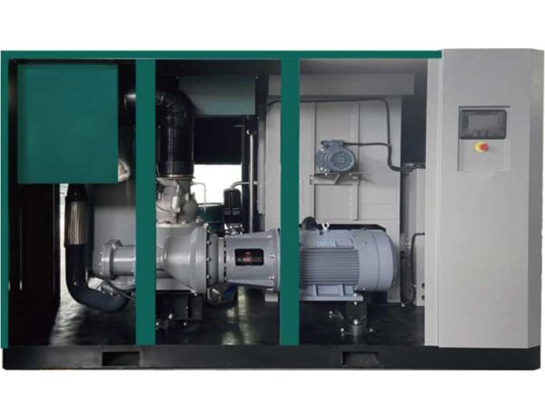 Low Pressure Permanent Magnet Double Frequency Single Stage Compression Screw Air Compressor